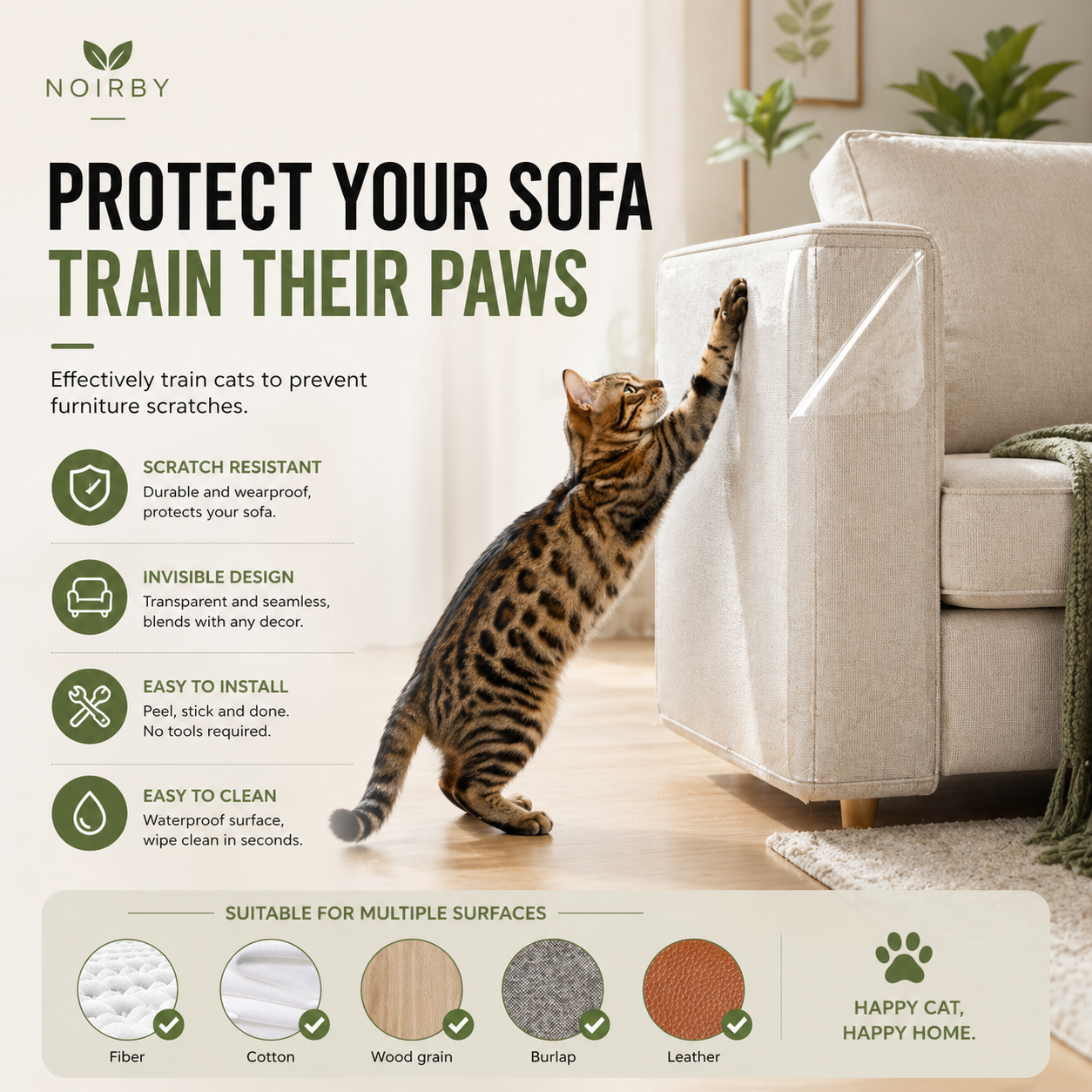 Scratch Sofa Sticker