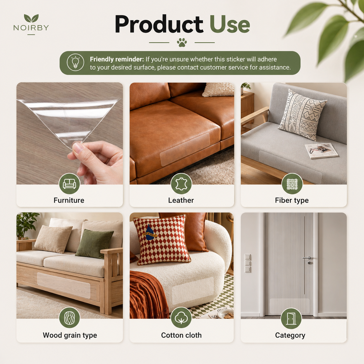 Scratch Sofa Sticker