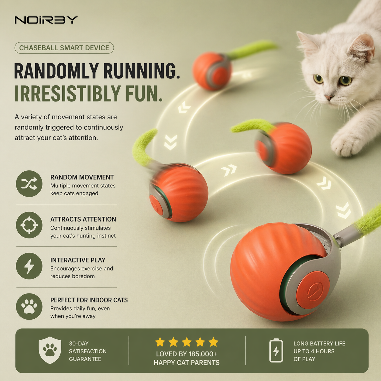 ChaseBall™ Smart Cat Toy