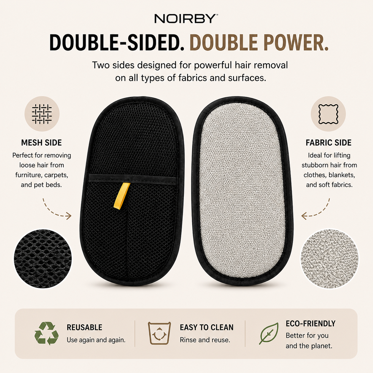 NoirBy FurClean™ Glove